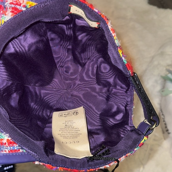 Gucci Tweed Baseball Hat main image 5